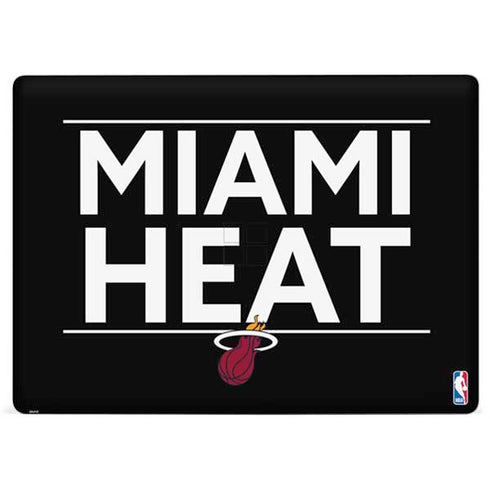 NBA Miami Heat Standard - Black Surface Laptop 2 Skin