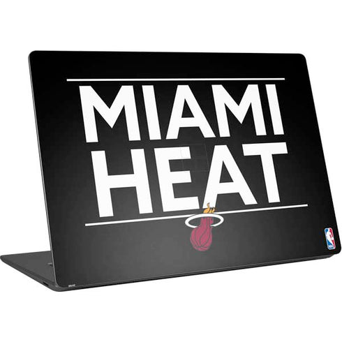 NBA Miami Heat Standard - Black Surface Laptop 4 15in Skin