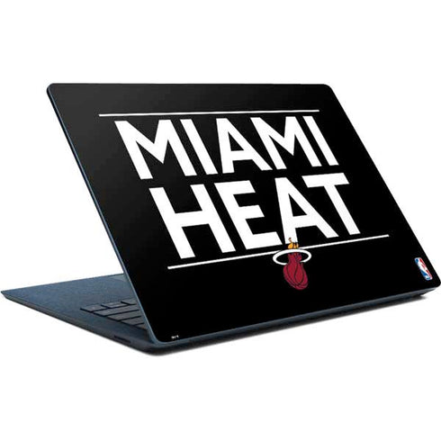 NBA Miami Heat Standard - Black Surface Laptop Skin