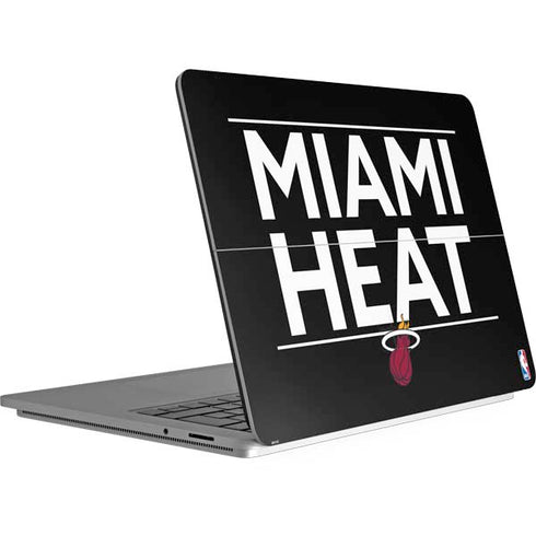 NBA Miami Heat Standard - Black Surface Laptop Studio Skin
