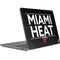 NBA Miami Heat Standard - Black Surface Laptop Studio Skin