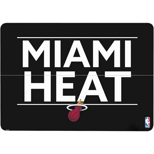 NBA Miami Heat Standard - Black Surface Laptop Studio Skin