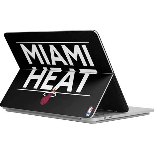NBA Miami Heat Standard - Black Surface Laptop Studio Skin