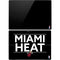 NBA Miami Heat Standard - Black Surface Pro 4 Skin
