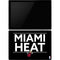 NBA Miami Heat Standard - Black Surface Pro 6 Skin