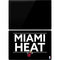 NBA Miami Heat Standard - Black Surface Pro 7 Skin