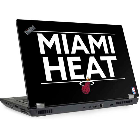 NBA Miami Heat Standard - Black Lenovo ThinkPad Skin