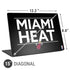 NBA Miami Heat Standard - Black Universal Laptop 15in (12.2 x 8.8in) Skin