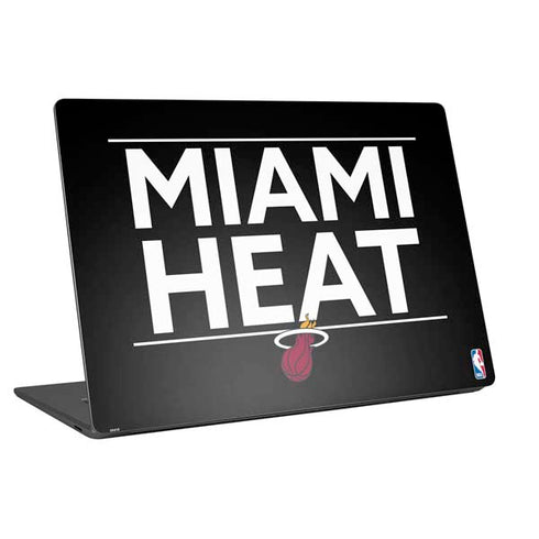 NBA Miami Heat Standard - Black Universal Laptop 15in (12.2 x 8.8in) Skin