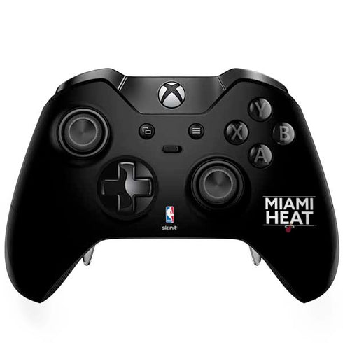 NBA Miami Heat Standard - Black Xbox One Elite Controller Skin
