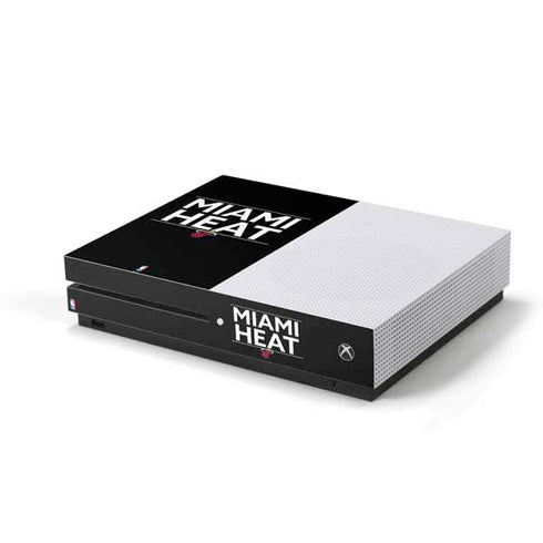 NBA Miami Heat Standard - Black Xbox One S Console Skin