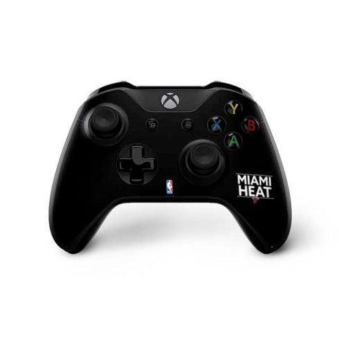 NBA Miami Heat Standard - Black Xbox One X Controller Skin