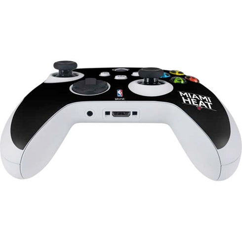 NBA Miami Heat Standard - Black Xbox Series S Controller Skin
