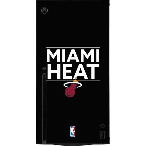 NBA Miami Heat Standard - Black Xbox Series X Console Skin
