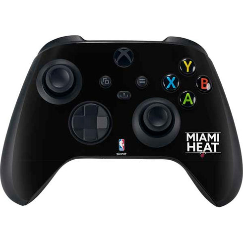 NBA Miami Heat Standard - Black Xbox Series X Controller Skin