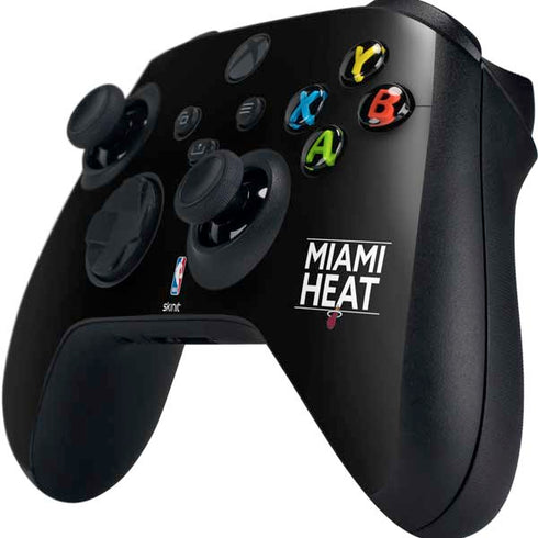 NBA Miami Heat Standard - Black Xbox Series X Controller Skin