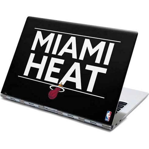 NBA Miami Heat Standard - Black Yoga 910 2-in-1 14in Touch-Screen Skin