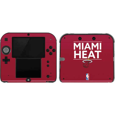 NBA Miami Heat Standard - Red Nintendo 2DS Skin