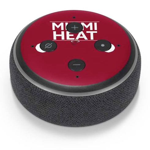 NBA Miami Heat Standard - Red Amazon Echo Dot Skin