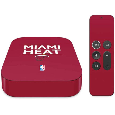 NBA Miami Heat Standard - Red Apple TV Skin