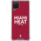 NBA Miami Heat Standard - Red Galaxy A12 Clear Case