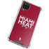 NBA Miami Heat Standard - Red Galaxy A12 Clear Case