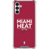 NBA Miami Heat Standard - Red Galaxy A13 5G Clear Case