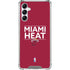 NBA Miami Heat Standard - Red Galaxy A15 5G Clear Case