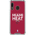 NBA Miami Heat Standard - Red Galaxy A30 Clear Case
