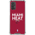 NBA Miami Heat Standard - Red Galaxy A32 5G Clear Case