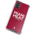 NBA Miami Heat Standard - Red Galaxy A32 5G Clear Case