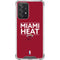 NBA Miami Heat Standard - Red Galaxy A52 5G Clear Case