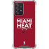 NBA Miami Heat Standard - Red Galaxy A52 5G Clear Case