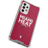 NBA Miami Heat Standard - Red Galaxy A53 5G Clear Case