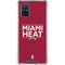 NBA Miami Heat Standard - Red Galaxy A71 5G Clear Case