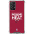 NBA Miami Heat Standard - Red Galaxy A72 5G Clear Case