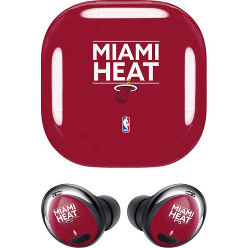 NBA Miami Heat Standard - Red Galaxy Buds Pro Skin