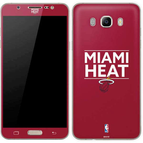 NBA Miami Heat Standard - Red Galaxy J7 Skin