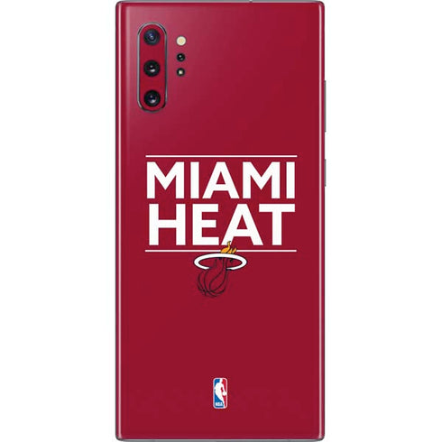 NBA Miami Heat Standard - Red Galaxy Note 10 Plus Skin