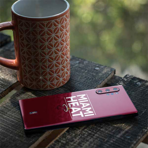 NBA Miami Heat Standard - Red Galaxy Note 10 Plus Skin
