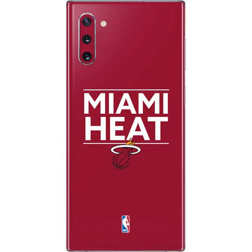 NBA Miami Heat Standard - Red Galaxy Note 10 Skin