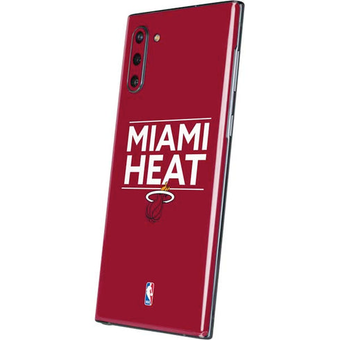 NBA Miami Heat Standard - Red Galaxy Note 10 Skin