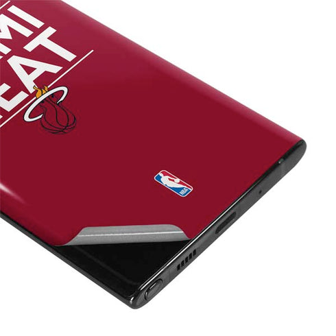 NBA Miami Heat Standard - Red Galaxy Note 10 Skin