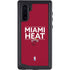 NBA Miami Heat Standard - Red Galaxy Note 10 Waterproof Case