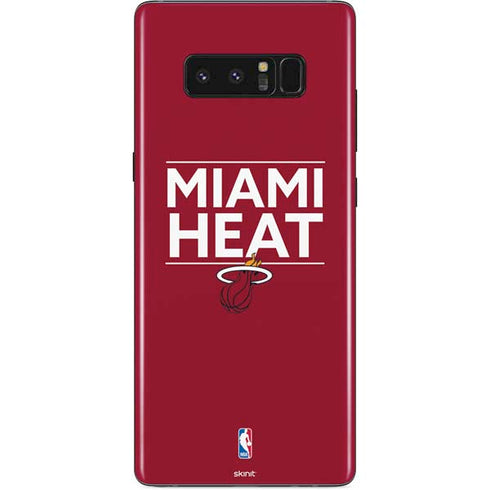 NBA Miami Heat Standard - Red Galaxy Note 8 Skin