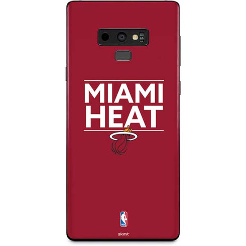 NBA Miami Heat Standard - Red Galaxy Note 9 Skin