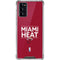 NBA Miami Heat Standard - Red Galaxy Note20 5G Clear Case