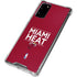 NBA Miami Heat Standard - Red Galaxy Note20 5G Clear Case