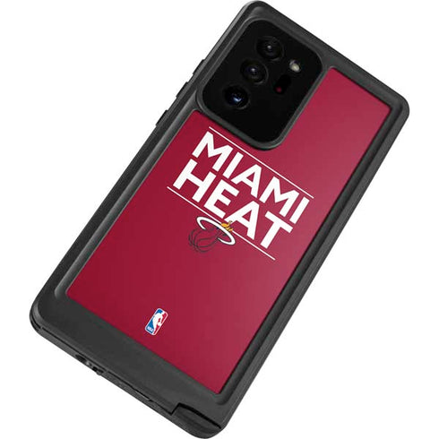 NBA Miami Heat Standard - Red Galaxy Note20 Ultra 5G Waterproof Case