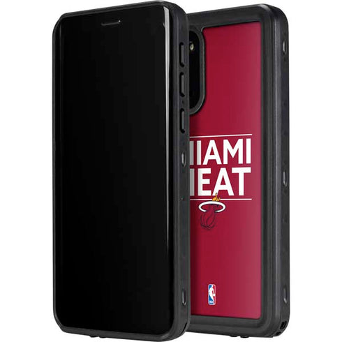 NBA Miami Heat Standard - Red Galaxy S20 Plus Waterproof Case